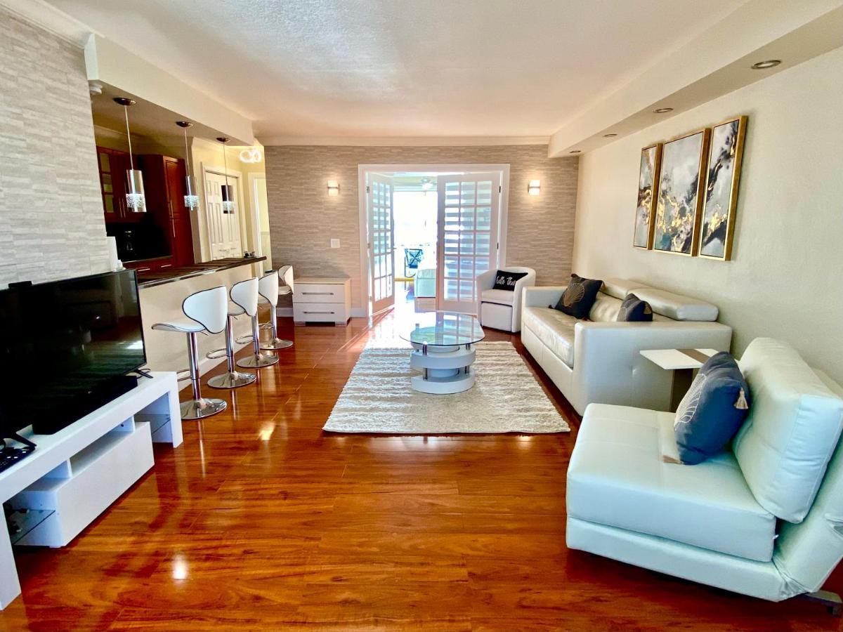 Deluxe Waterfront One Bedroom Apartment With Miami Skyline View, Free Parking 5 Mins Drive To Miami Beach Eksteriør bilde