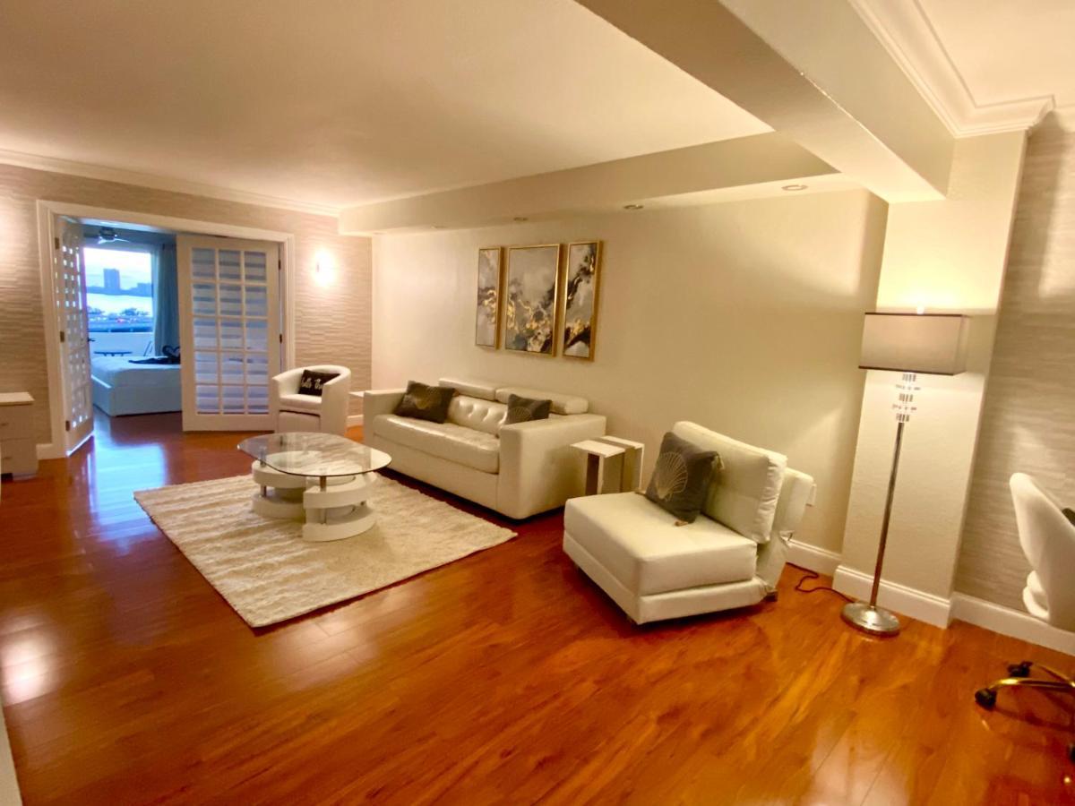 Deluxe Waterfront One Bedroom Apartment With Miami Skyline View, Free Parking 5 Mins Drive To Miami Beach Eksteriør bilde