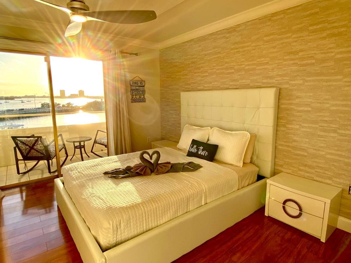 Deluxe Waterfront One Bedroom Apartment With Miami Skyline View, Free Parking 5 Mins Drive To Miami Beach Eksteriør bilde