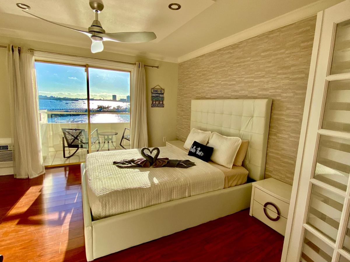 Deluxe Waterfront One Bedroom Apartment With Miami Skyline View, Free Parking 5 Mins Drive To Miami Beach Eksteriør bilde